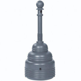 Poly Safesmoker Cigarette Disposal - 4 Gallon Gray 1208GRAY
