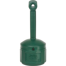 Justrite® Smokers Ceasefire® Outdoor Ashtray 4 Gallon Green 26800G