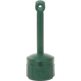 Justrite® Smokers Cease Fire® Outdoor Ashtray 1 Gallon Green 26806G