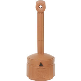 Justrite® Smokers Cease Fire® Outdoor Ashtray 1 Gallon Terracotta 26806T
