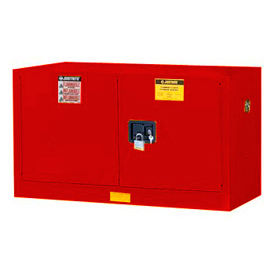 Justrite® Piggyback Paint & Ink Cabinet w/ Manual 2 Doors 17 Gal. Cap. 43