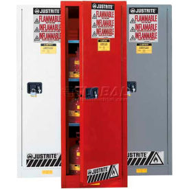 Justrite 36 Gallon 1 Door Manual Slimline Paint & Ink Cabinet 23-1/4