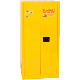 Eagle Paint/Ink Safety Cabinet with Self Close - 96 Gallon Yellow YPI6010X