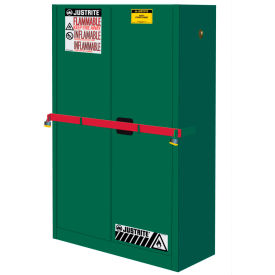 Justrite 45 Gallon 2 Door Self-Close High Security Pesticide Cabinet 43