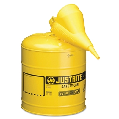 5 Gallon Yellow Type I Safety Can w/Poly Funnel MPN:7150210