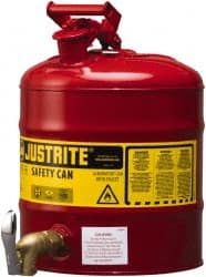Safety Can: 5 gal, Steel MPN:7150150