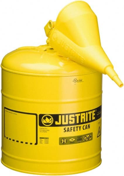 Safety Can: 5 gal, Steel MPN:7150210