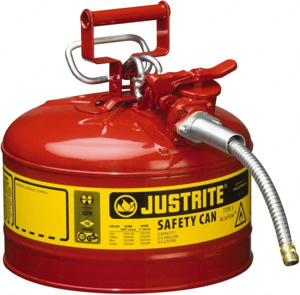 Safety Can: 2.5 gal, Steel MPN:7225120