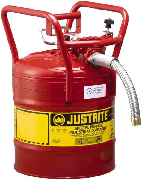 Safety Can: 5 gal, Brass MPN:7350130