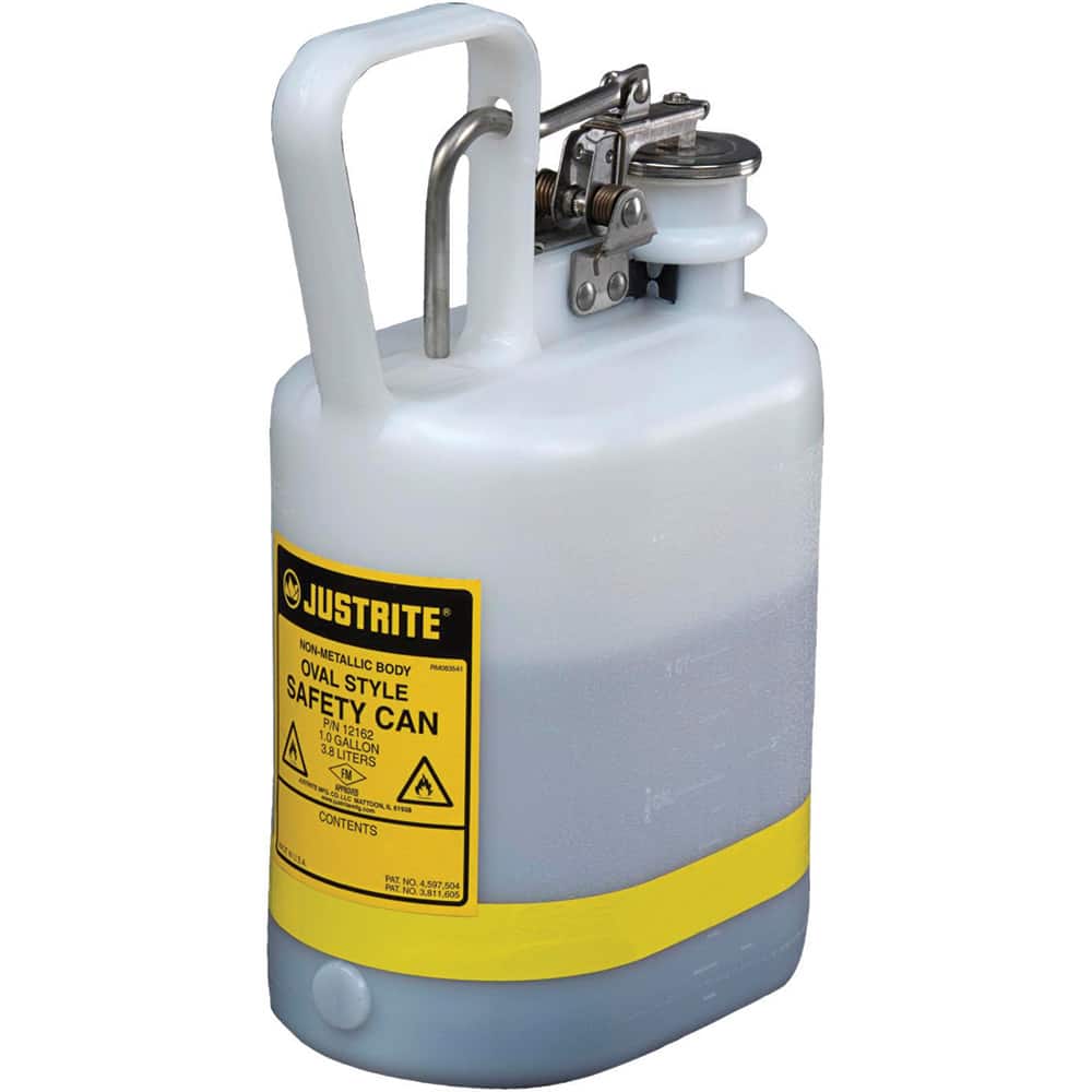 Safety Disposal Cans, Capacity: 1.000 , Can Material: High Density Polyethylene , Color: White , Color: White  MPN:12162