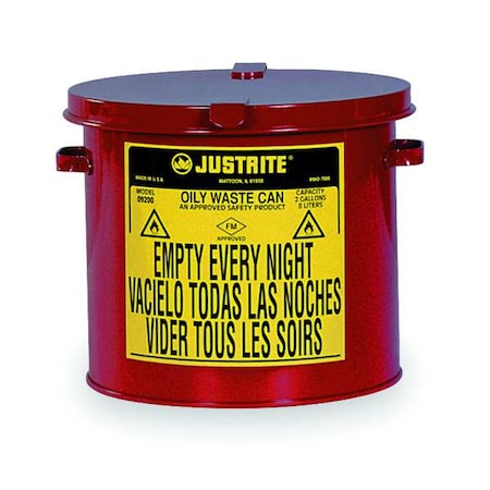2 Gallon Countertop Oilywaste Can MPN:09200