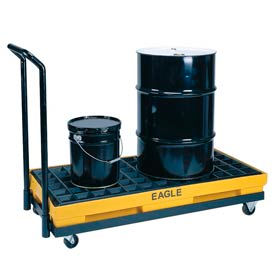 Eagle 1637 Spill Control Cart - Mobile Spill Control Platform - 2000 Lb. Capacity 1637