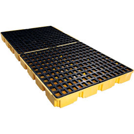 Eagle 1688 8 Drum Spill Containment Platform - Yellow with No Drain 1688*****##*