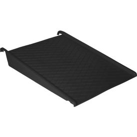 Eagle 1689B Spill Containment Poly Pallet Ramp - Black 1689B