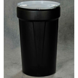 Eagle Blue Plastic Lab Pack Drum 1655MBBG with Metal Lever Lock & Bung Lid - 55 Gallon 1655MBBG