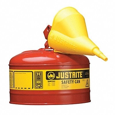 Type I Safety Can 2.5 gal Red 11-1/2In H MPN:7125110