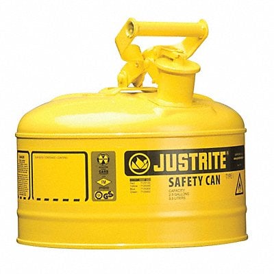 Type I Safety Can 2-1/2 gal Yellow MPN:7125200