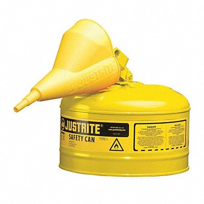 Type I Safety Can 2-1/2 gal Yellow MPN:7125210