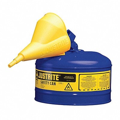 Type I Safety Can 2.5 gal Blue 11-1/2InH MPN:7125310