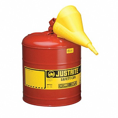 Type I Safety Can 5 gal Red 16-7/8In H MPN:7150110