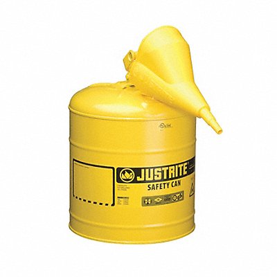 Type I Safety Can 5 gal Ylw 16-7/8In H MPN:7150210