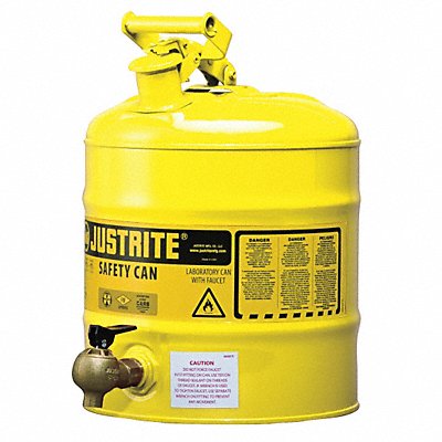 Type I Safety Can 5 gal Ylw 16-7/8In H MPN:7150240
