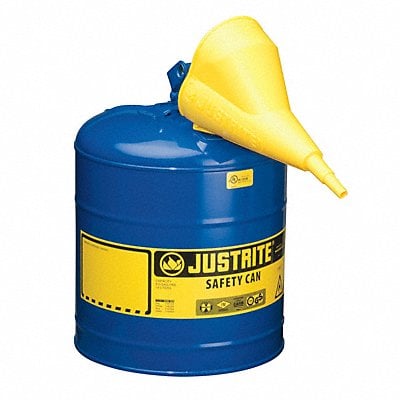 Type I Safety Can 5 gal Blue 16-7/8In H MPN:7150310