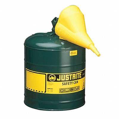 Type I Safety Can 5 gal Green 16-7/8In H MPN:7150410