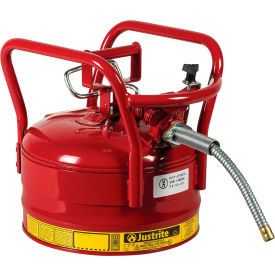 Justrite Accuflow DOT Transport Safety Can For Flammable Liquids 5/8