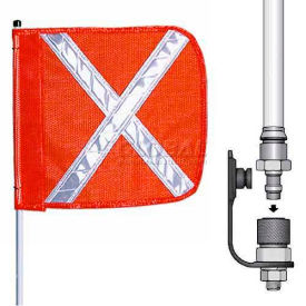 10' Heavy Duty Quick Disconnect Warning Whip w/o Light 16