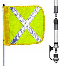 10' Heavy Duty Split Pole Warning Whip w/o Light 12
