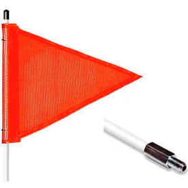 12' Heavy Duty Standard Threaded Hex Base Warning Whip w/o Light 12