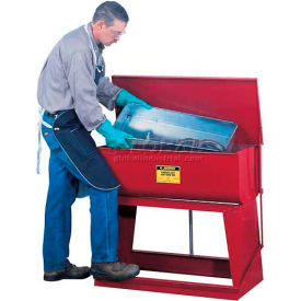 Justrite Floor Standing Rinse Tank 22-Gallon Red 27220 27220