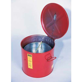 Justrite Wash Tank 6-Gallon w/ Basket Red 27716 27716