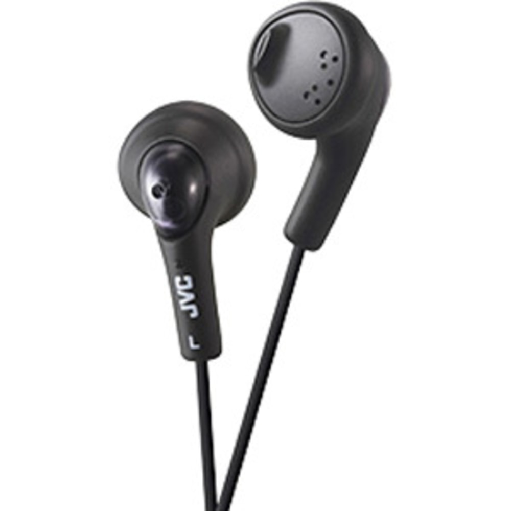 JVC Gumy Earbuds, Black, JVCHAF160B MPN:HA-F160-B-K