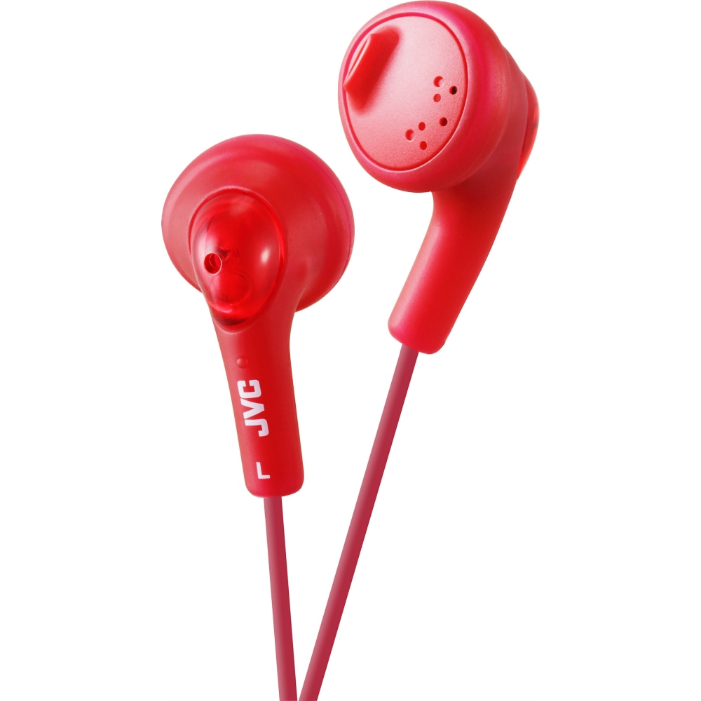 JVC Gumy Earbuds, Red, JVCHAF160R MPN:HA-F160-R-K