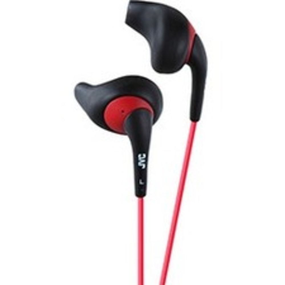 JVC Gumy Sport Earbuds, Black, JVCHAEN10BK MPN:HAEN10-B-K