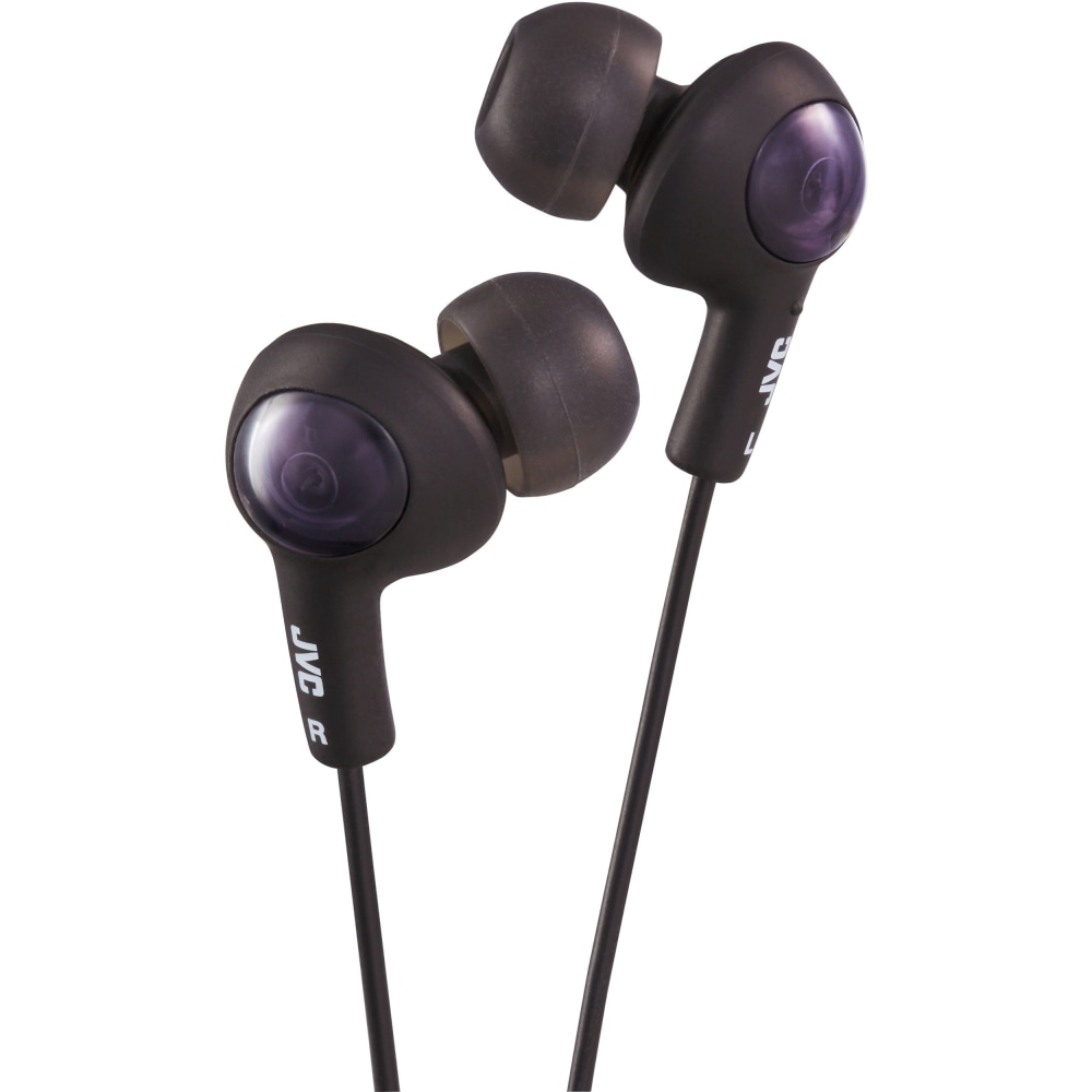 JVC Gummy Plus In-Ear Headphones, Black MPN:HAFX5B