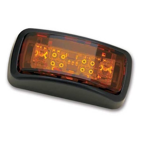 Clearance Marker Lamp, Black/Amber, ABS MPN:150