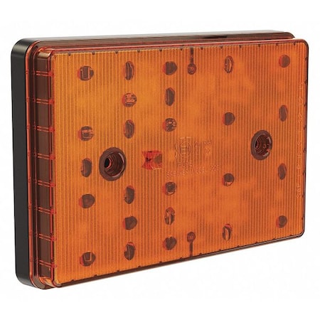 Stop-Turn-Tail Lamp, Black/Amber, ABS, LED MPN:225