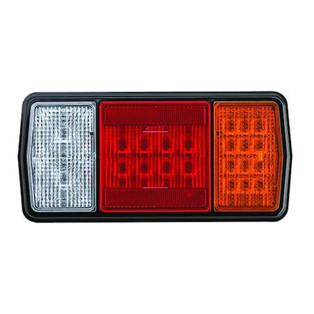 Stop-Turn-Tail Lamp, Blk/Clear/Red/Amber MPN:265