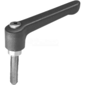 Nylon Plastic Adjustable Lever With Stainless Steel Components 3/8-16 x 1.26 Stud 3.07