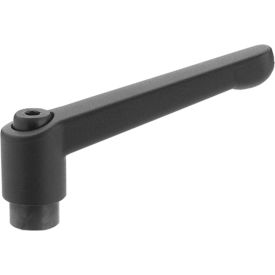 J.W. Winco 8NA03K Zinc Die Cast Adjustable Lever w/ Steel Components - M8 x 1.25 Tapped Thread 8NA03K
