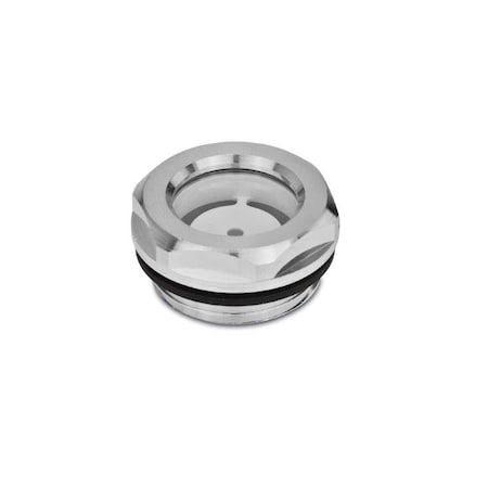 GN743.1-14-G1/2-A Oil Sight Glass Aluminum MPN:743.1-14-G1/2-A