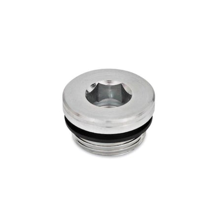 GN749-M10X1.0-A Threaded Plug, NBR Seal MPN:749-M10X1-A