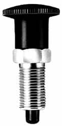 M10x1, 13.8mm Thread Length, 5.08mm Plunger Diam, Lockout Knob Handle Indexing Plunger MPN:617.1-5-M10X1-A