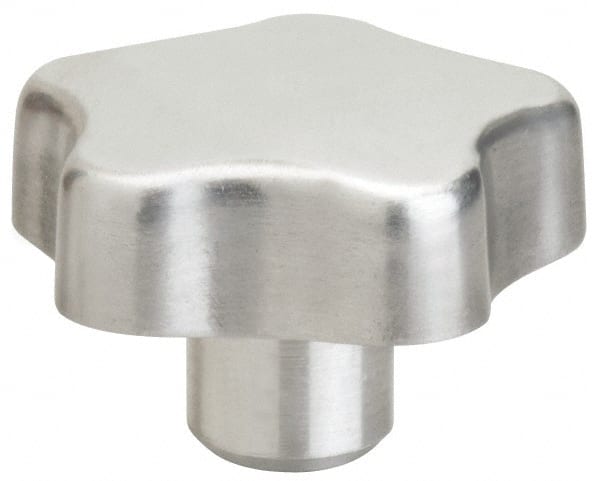Lobed Knob: 50 mm Head Dia, 5 Points, Aluminum MPN:10MC51/CMT
