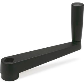 J.W. Winco GN471.1 Crank Handles Zinc Die-Cast Revolving Handle Thru Square Bore - 5/16