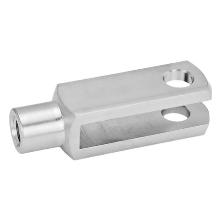 Clevis Rod Ends, Stainless Steel, Plain MPN:4NXBDS