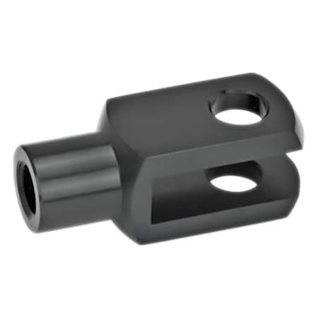 Clevis Rod Ends, Aluminum, Black Anodized MPN:71752-16-32-M16-AL